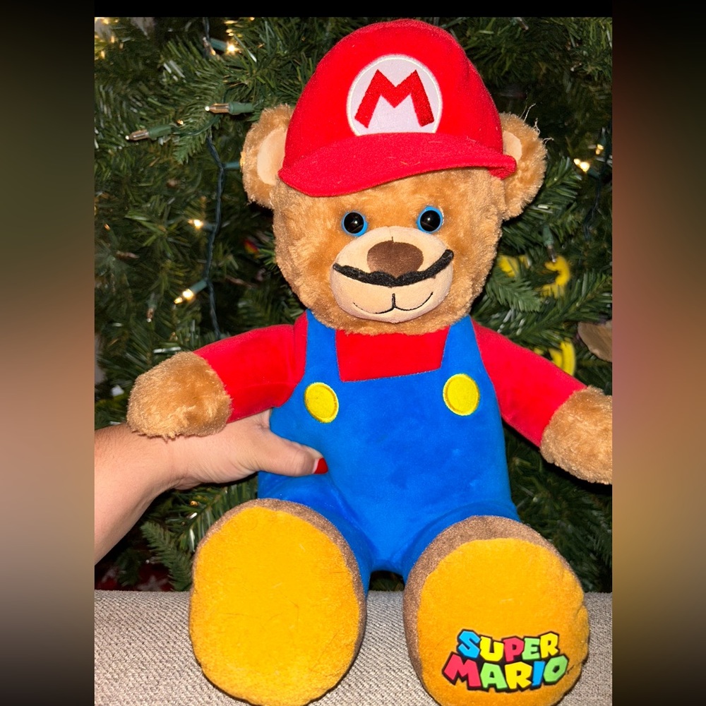 RARE Super Mario BAB Plush Toy Movie teddy Bear
